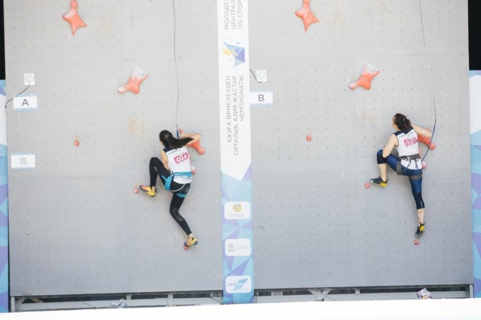 Новый скалодром «Шабыт» был представлен во время Чемпионата Центральной Азии по спортивному скалолазанию.